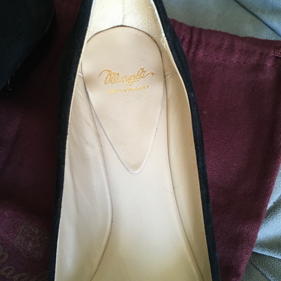 NWOT Black Suede Bruno Magli Dress Flats - Picture 3 of 6